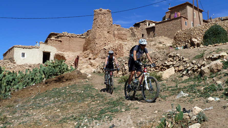 biking activity in the heart of Atlas Mountains as well as the south of the country