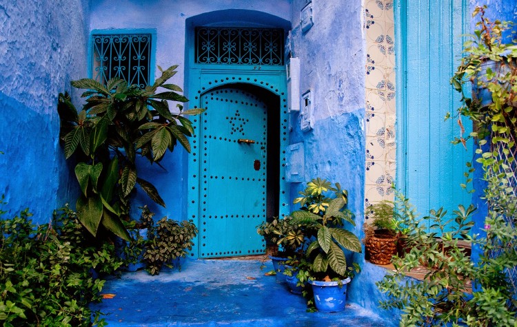 the blue city in morocco chefchaouen